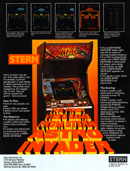 Astro Invader Game Cover